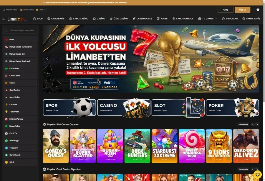 Limanbet ekran görüntüsü