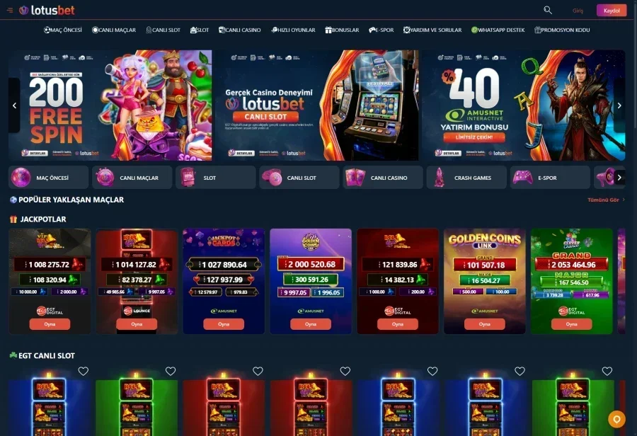 Lotusbet ekran görüntüsü
