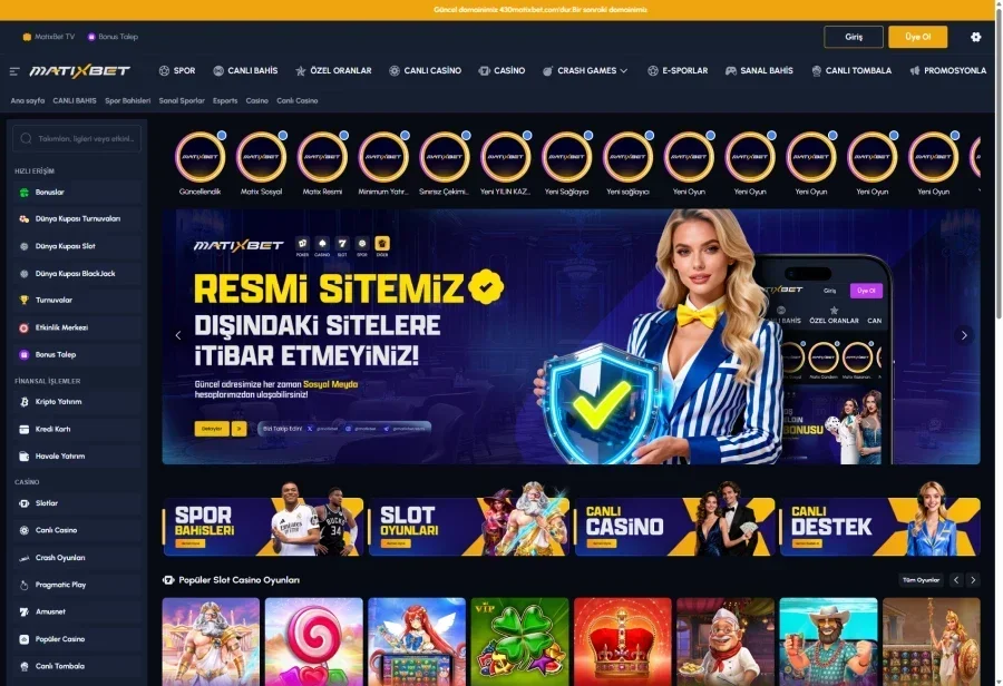 MatixBet ekran görüntüsü
